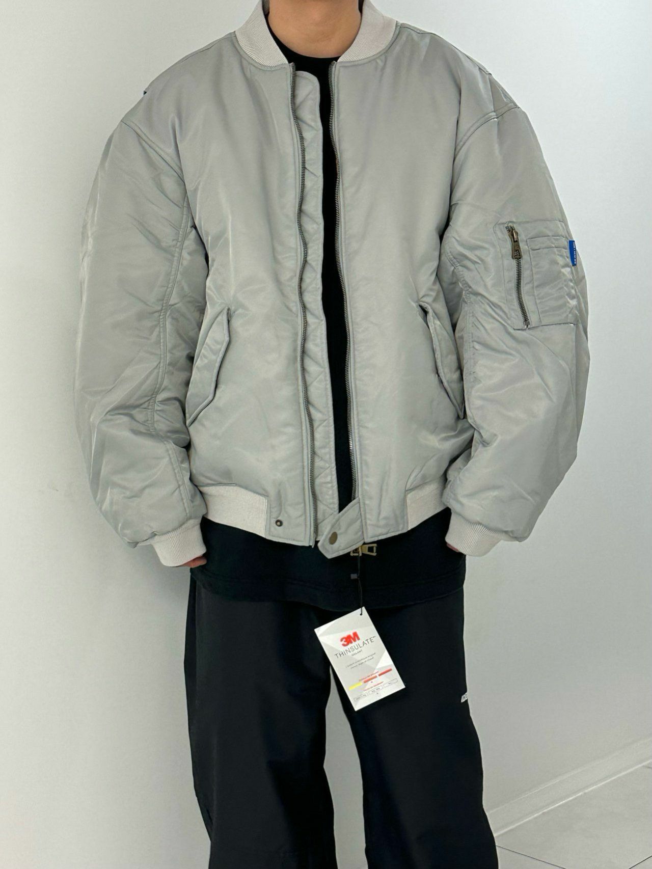 淨色拉鍊外套(夾棉) PURE-053JK