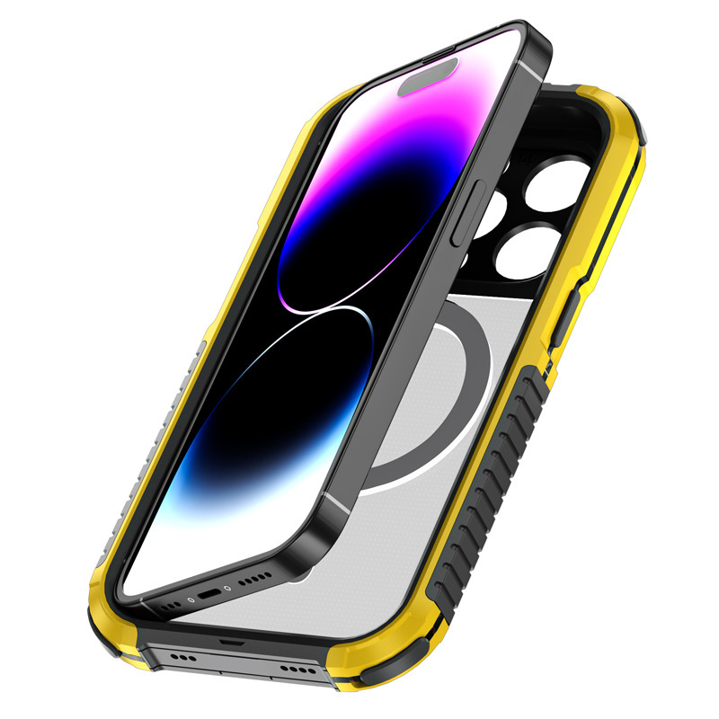 【THE ONE軍規金屬三防】 Magsafe磁吸金屬手機殼 TPU+鋁合金超強防摔殼 適用於 iPhone 15系列14系列