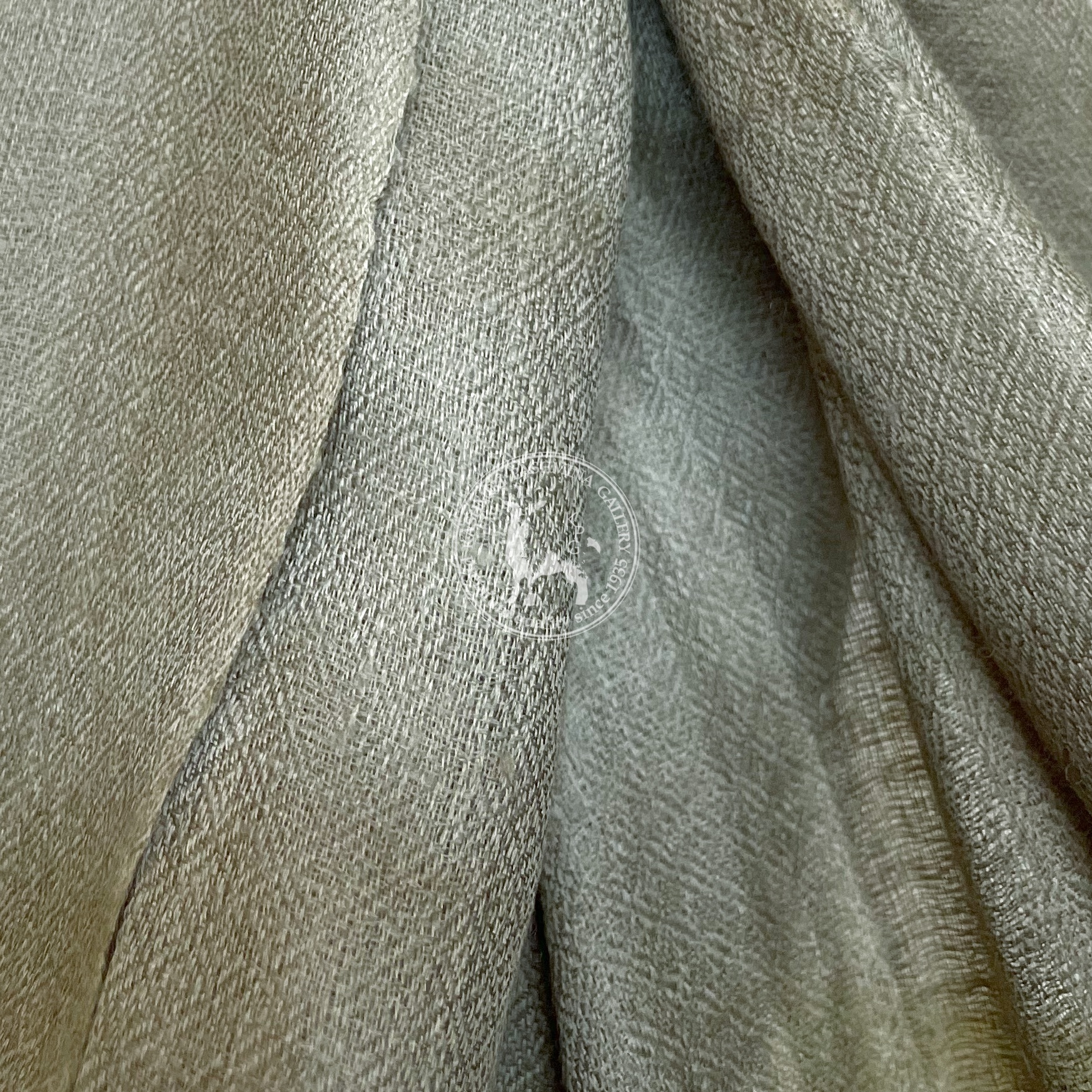 軍綠色喀什米爾Shahmina披肩圍巾