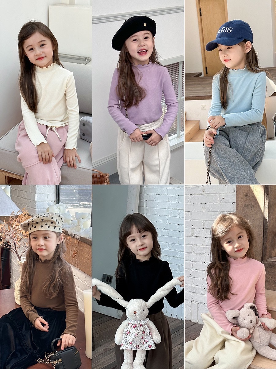 七色柔軟溫柔上衣