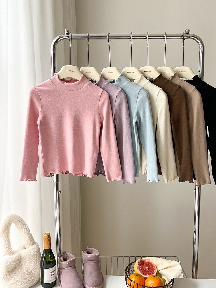 七色柔軟溫柔上衣