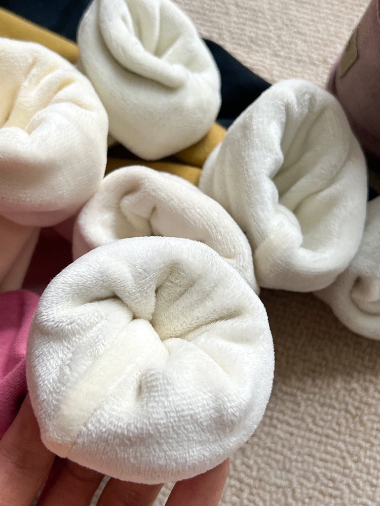 六色保暖堆堆領銀狐絨上衣