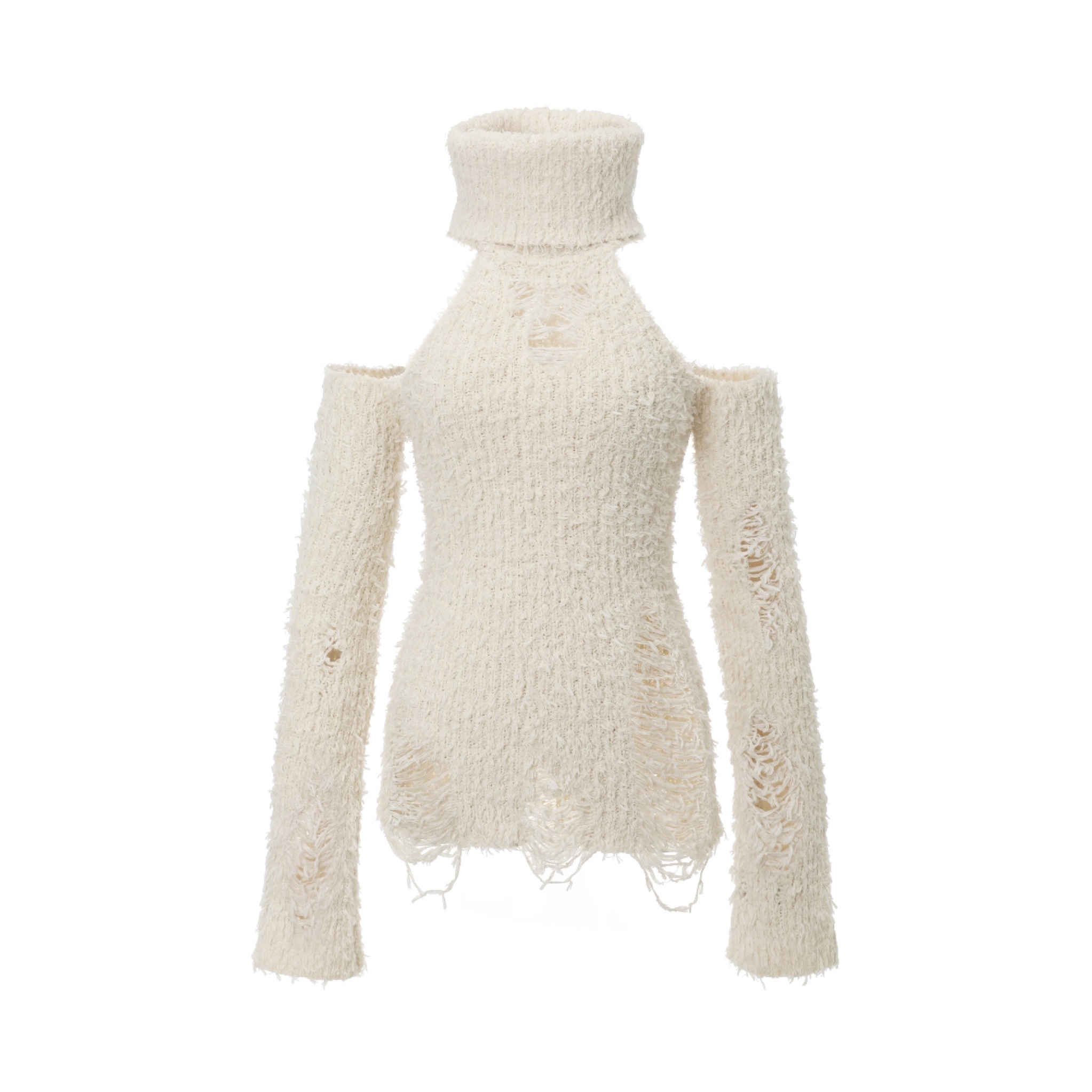 [threetimes] DAMAGED TURTLENECK