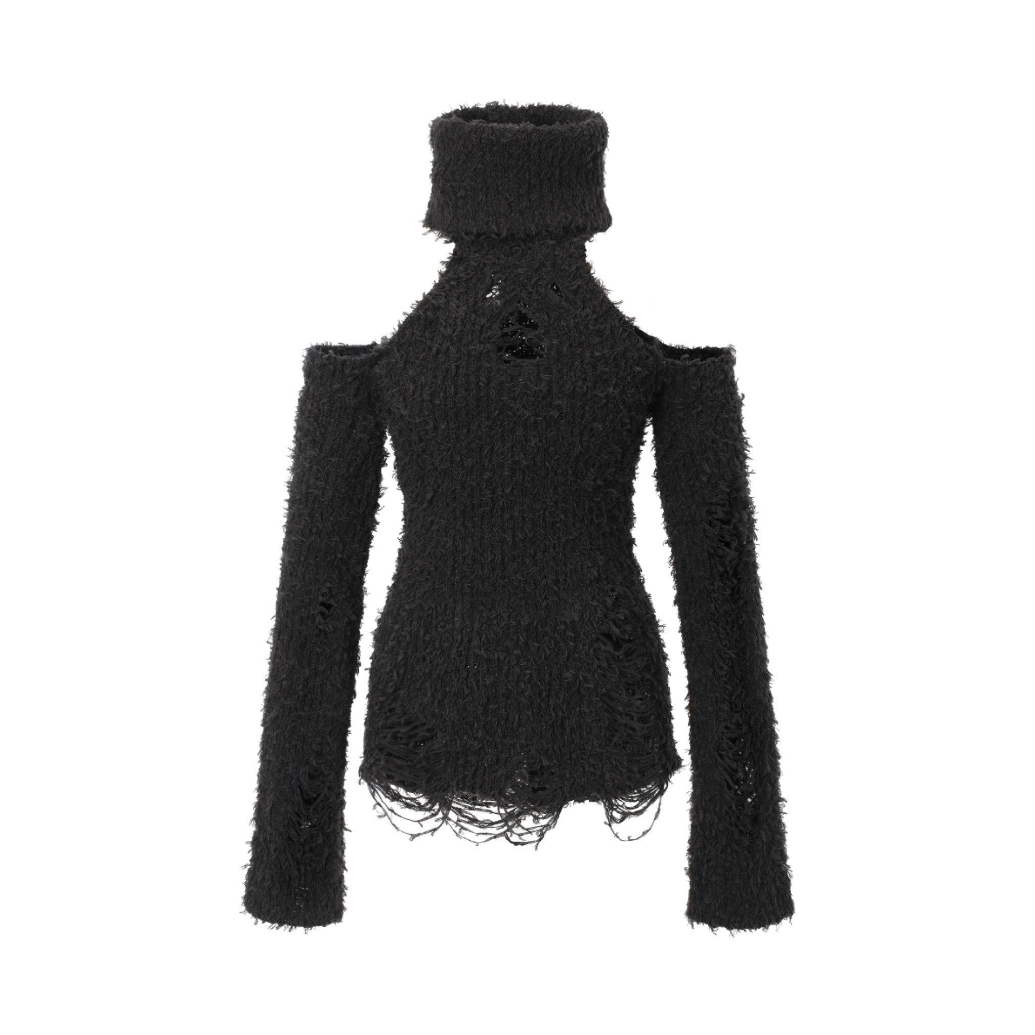 [threetimes] DAMAGED TURTLENECK