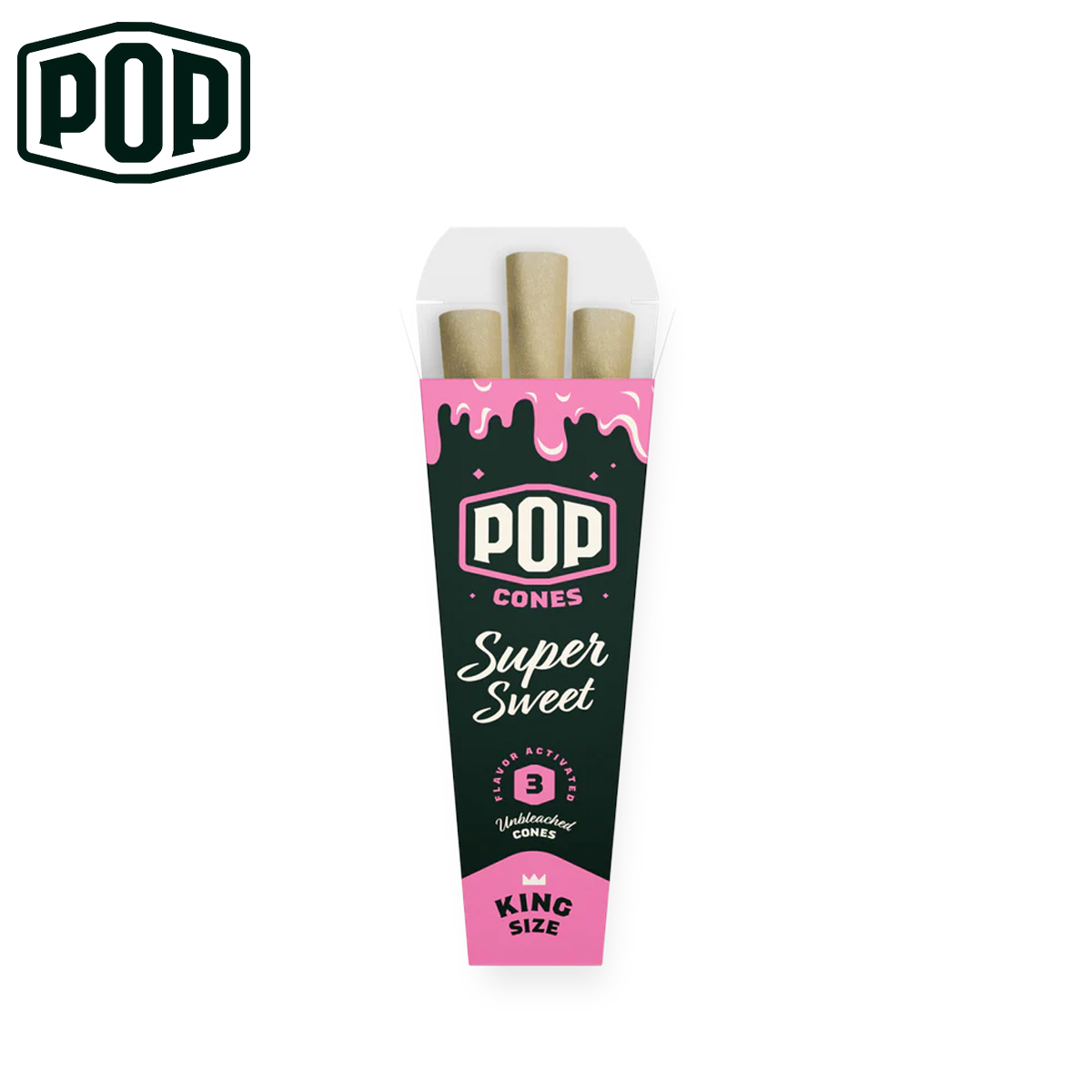 🇺🇸Pop - KS Pre-Rolled Cones 珍珠濾嘴預捲筒 （3pc）