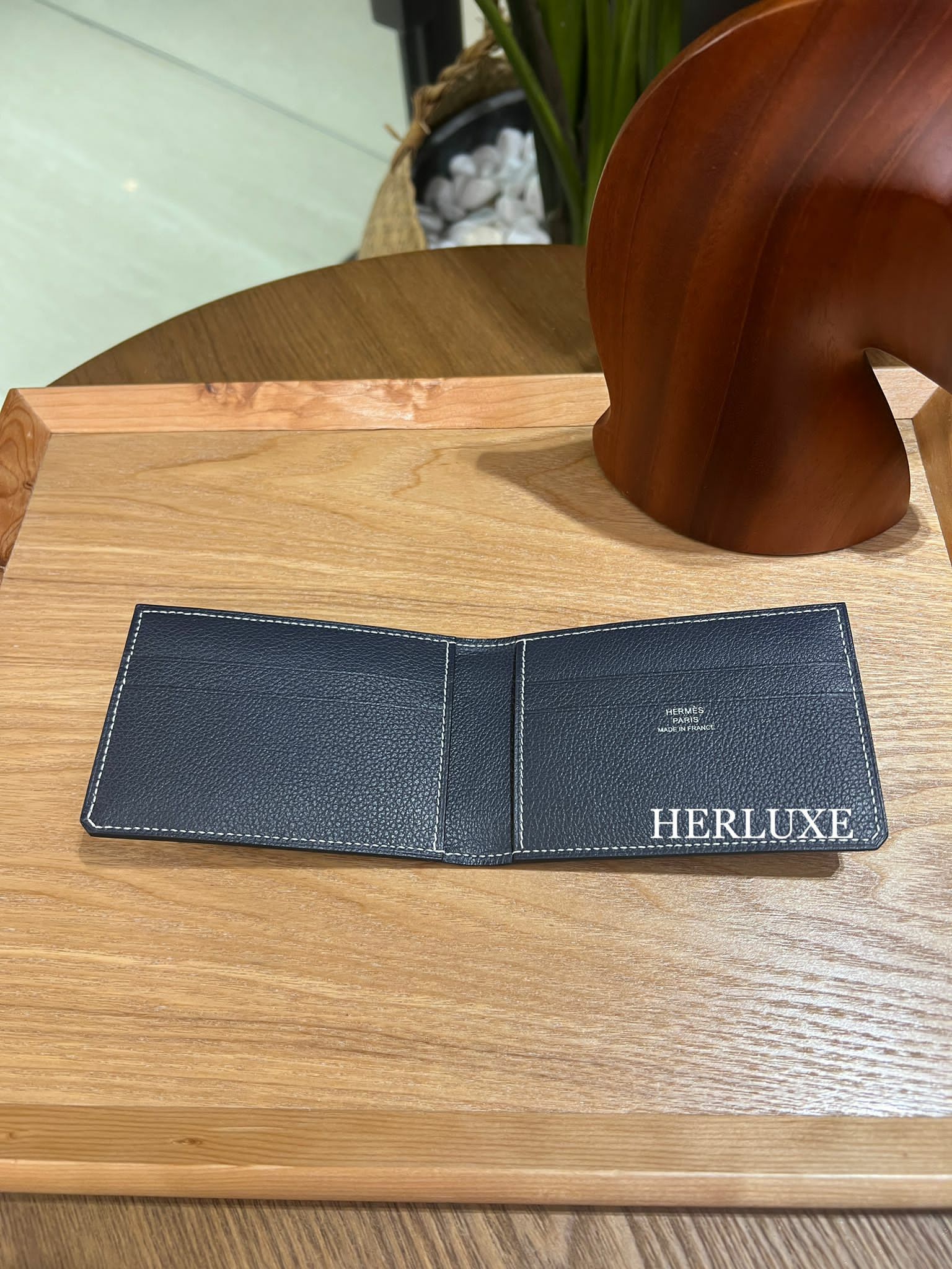 P-cartes H sellier hoeizontal 2Z bleu nuit evercolor