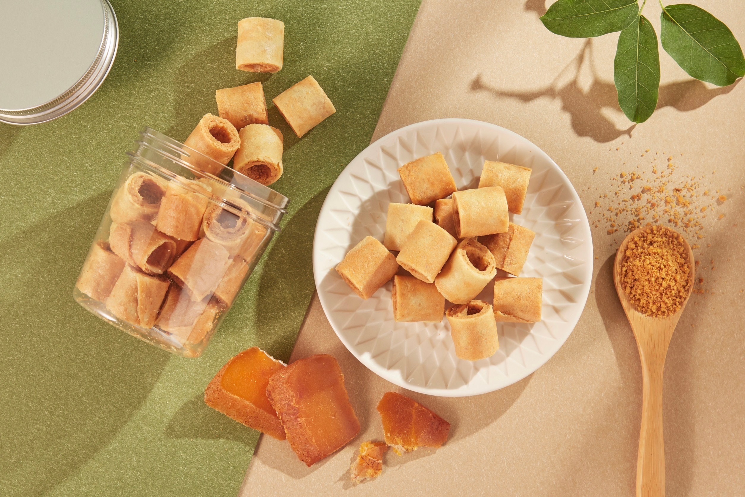 迷你小知足蛋捲_黃金烏魚子