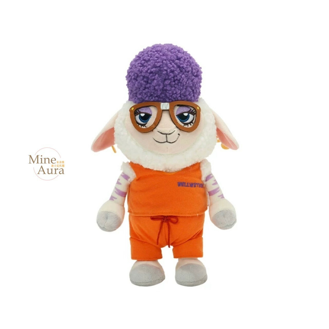 副市長 羊咩咩 Dawn Bellwether 監獄裝 娃娃 玩偶 動物方城市 Zootopia -上海迪士尼樂園