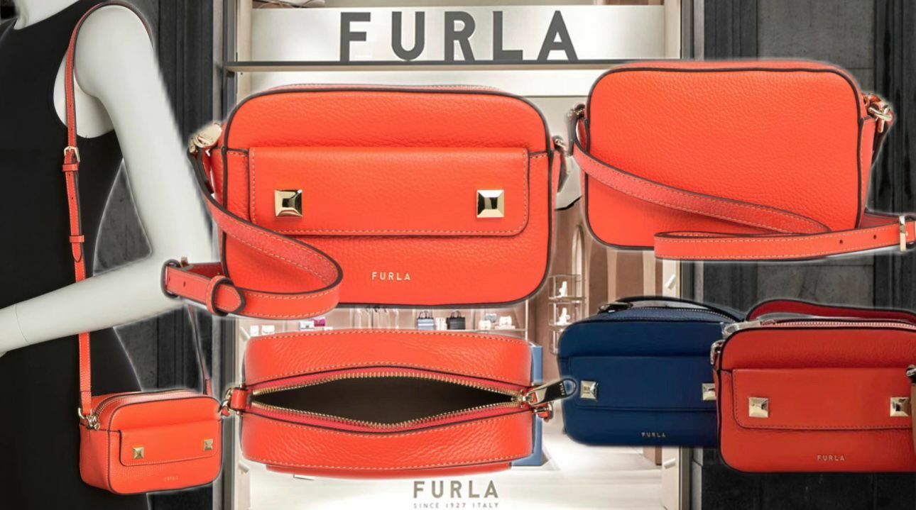 【現貨】FURLA  K122124 相機包 (橙色)