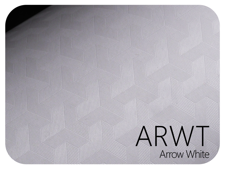 LIFE+GUARD ARWT Arrow White LIFE+GUARD WABU Wave Blue vinyl skin sample for 3C protective wraps