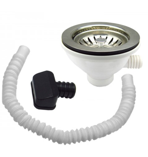 "KIMS" 4"膠底花籃去水連伸縮滿水喉(方型滿水)-[T-490B]