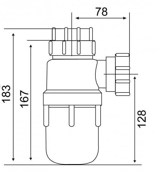"KIMS" 樽型萬用膠格氣(1-1/4"&1-1/2")-[T-475]