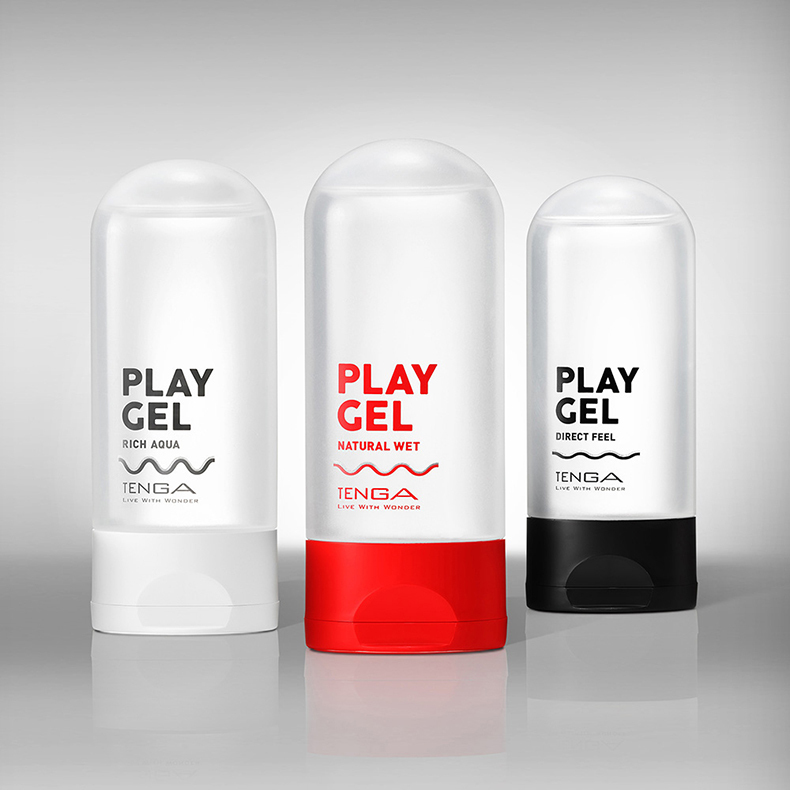 TENGA PLAY GEL 共趣潤滑液，3種不同特性潤滑液160ml