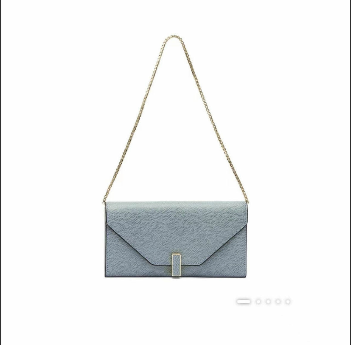 Valextra 淡藍色鏈條包 -M