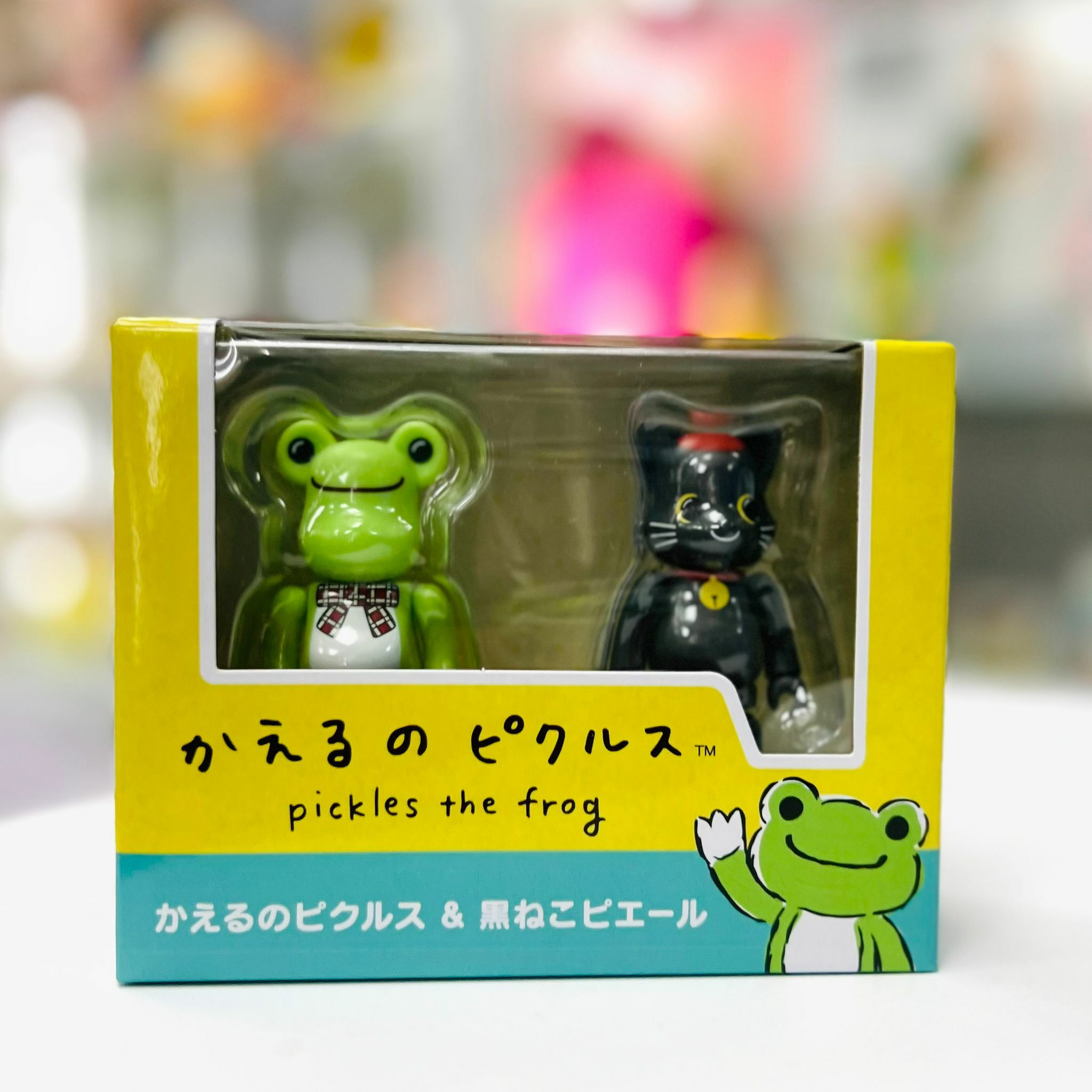 BE@RBRICK かえるのピクルス ＆ NY@BRICK 黒ねこ ピエール 100