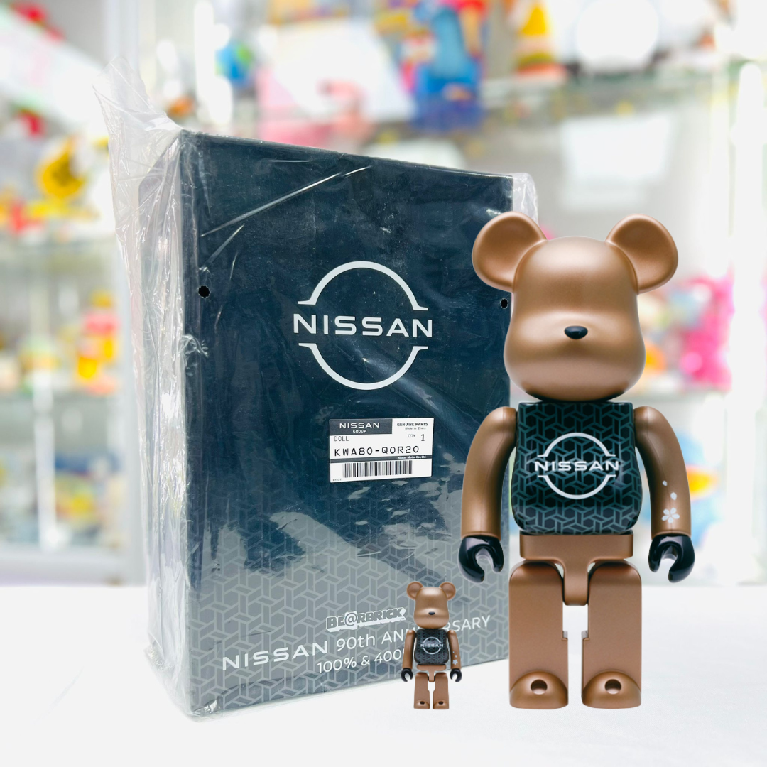 100% & 400% BE@RBRICK NISSAN 90th ANNIVERSARY