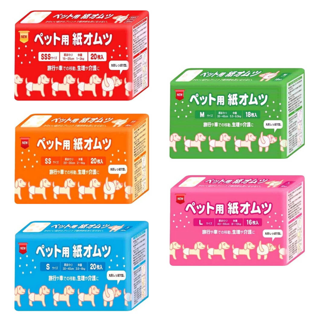 日本 inuneru 狗兒爽 寵物尿布 尿褲 拋棄式尿褲 母狗生理褲