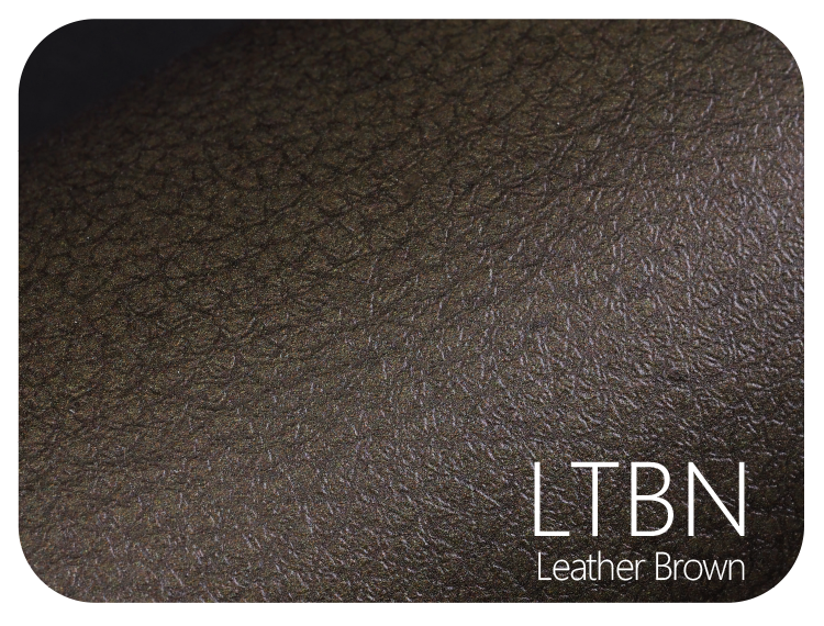 LIFE+GUARD LTBN Leather Brown LIFE+GUARD WABU Wave Blue vinyl skin sample for 3C protective wraps