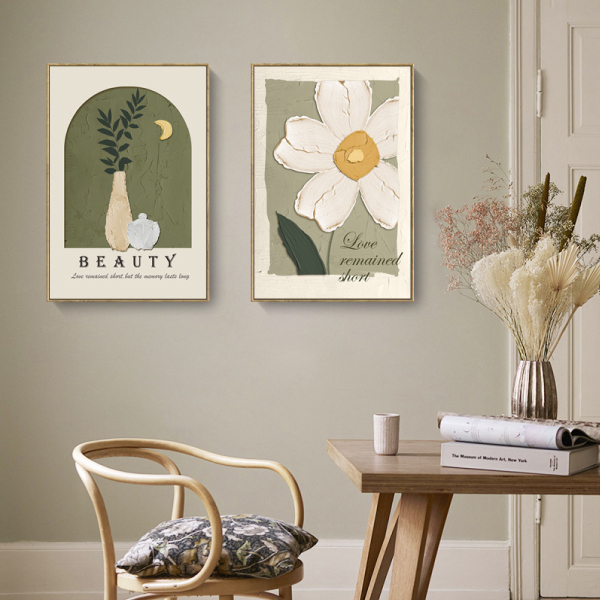 靜物花卉無框掛畫