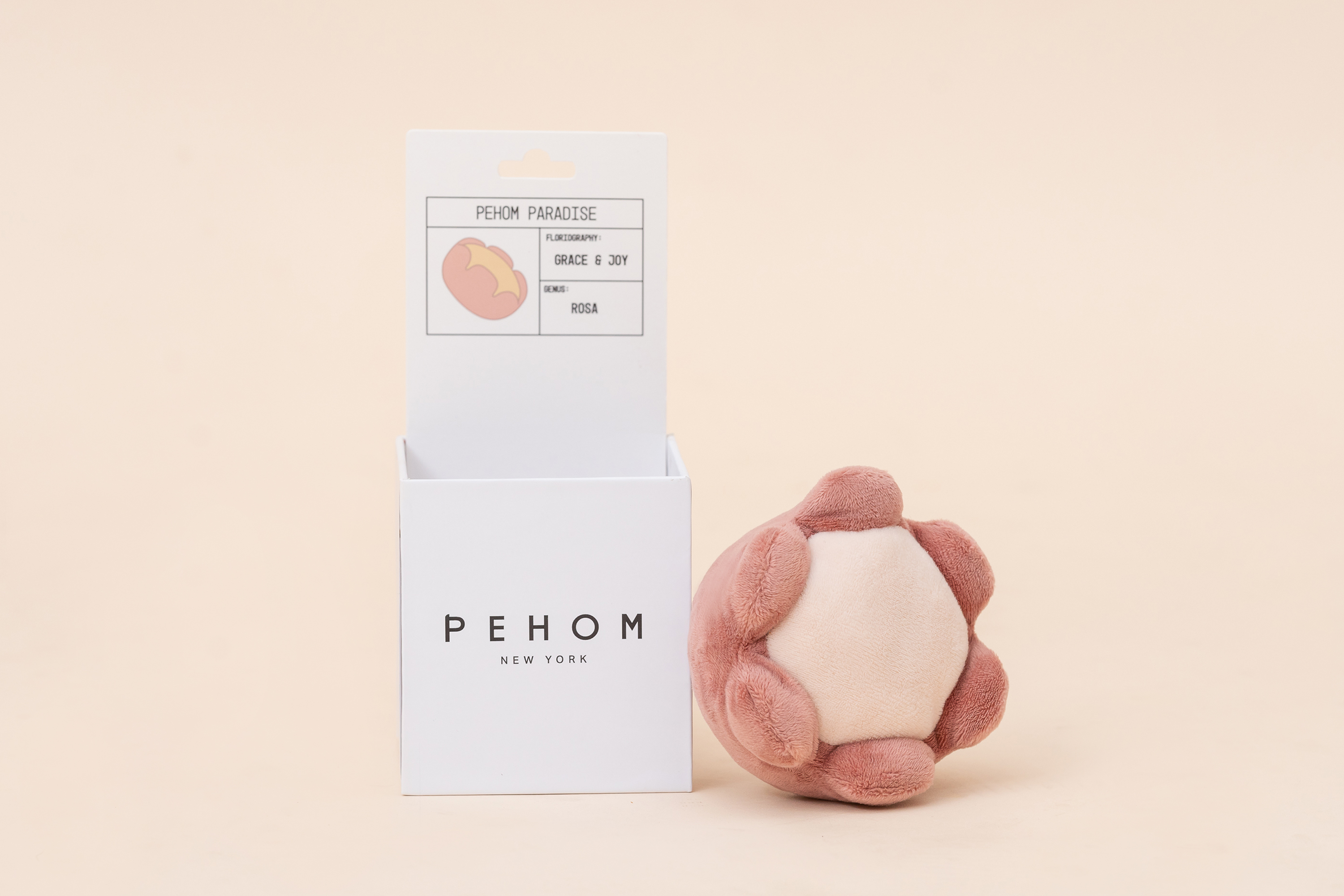 Pehom 花花星球玫瑰藏食發聲寵物玩具