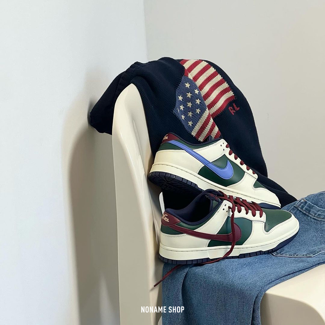 💥出清特價💥 NIKE DUNK LOW " FROM NIKE TO YOU " 聖誕配色 米綠紅 鴛鴦 紅藍勾勾 (男款)