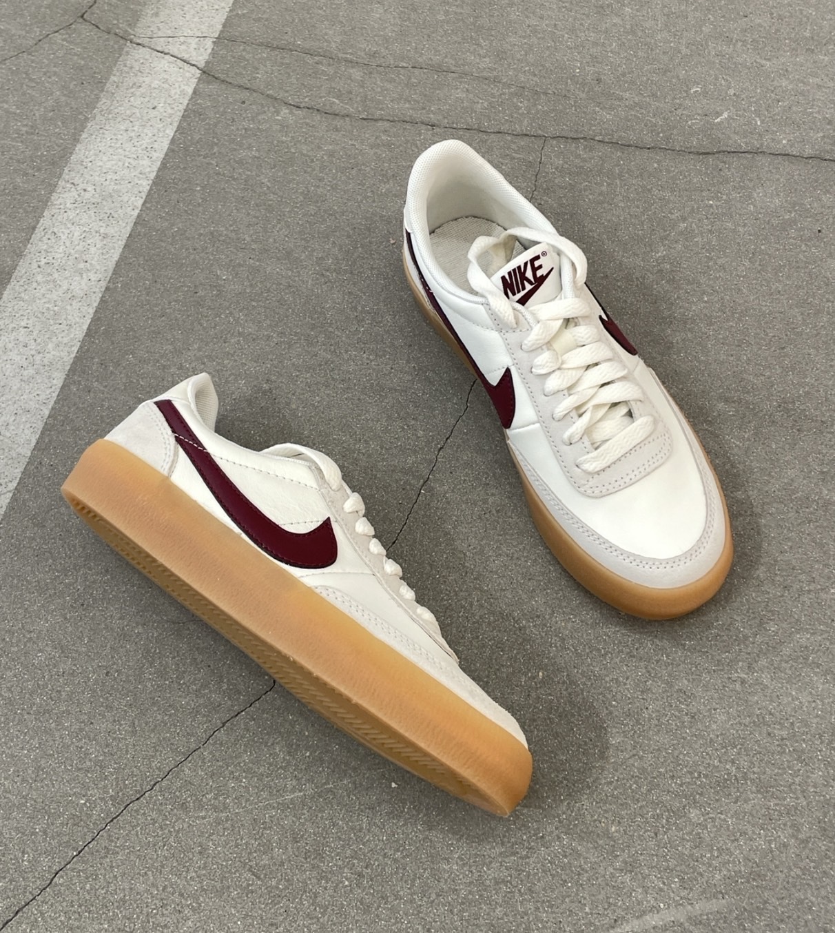 Nike Killshot II Leather 白灰 紅勾 美式 復古鞋