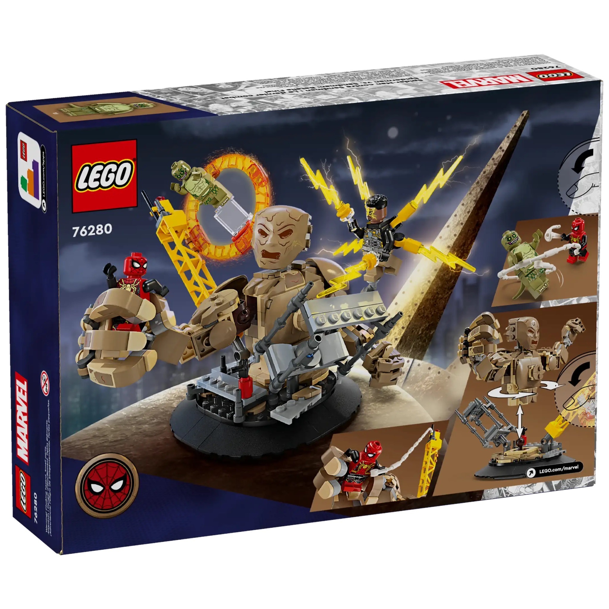 LEGO 76280 蜘蛛人vs. 沙人：終局之戰樂高® Super Heroes 系列