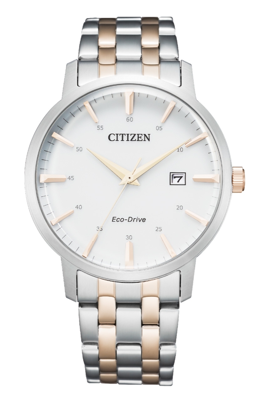 行貨 CITIZEN Eco-Drive Silver Dial ,Blue Dial Men's Watch BM7466-81H 白面 , BM7466-81L 藍面 , 不銹鋼錶帶光動能男士手錶