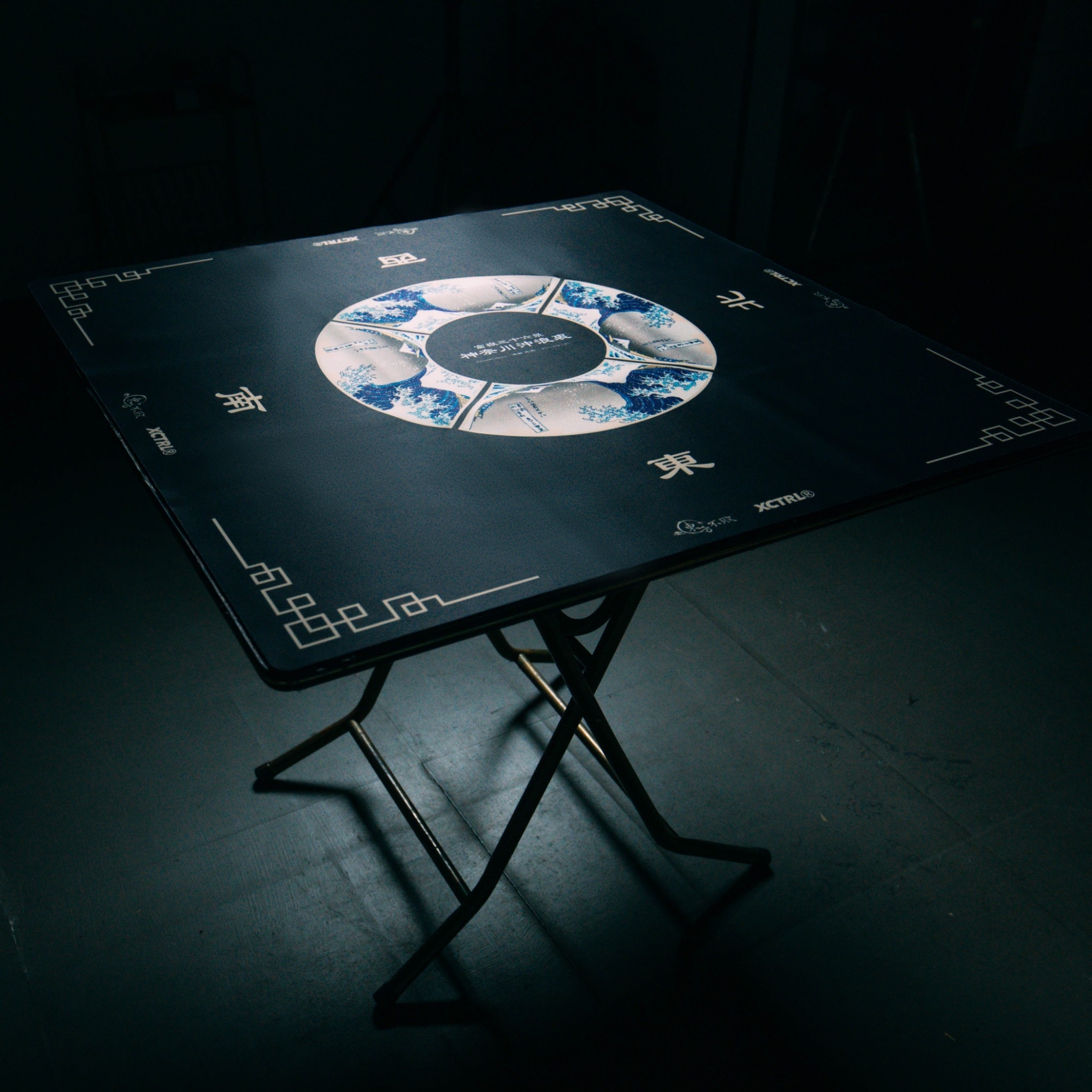 XCTRL x 東方不敗神奈川沖浪裏麻將桌墊-黑