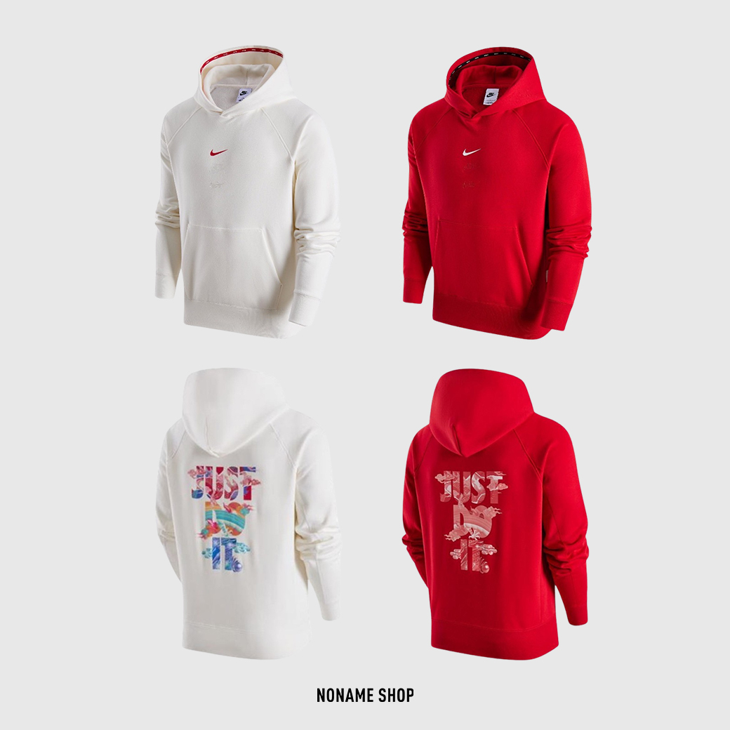 NIKE CNY 農曆新年 祥雲 限定 帽T 抽繩 串標 三LOGO 兩色 (男款)