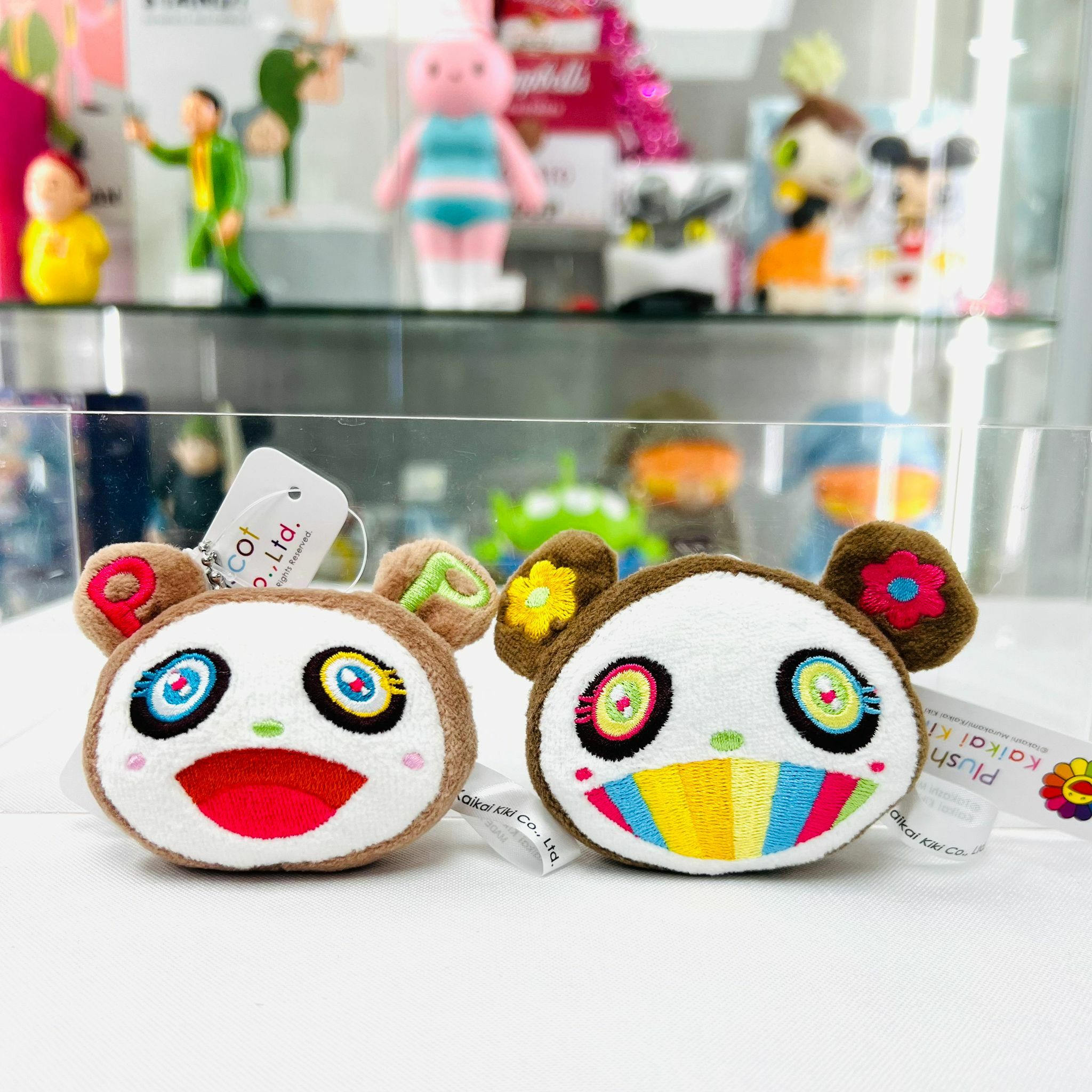Plush Mascot Keychain (Panda Cub/Panda)