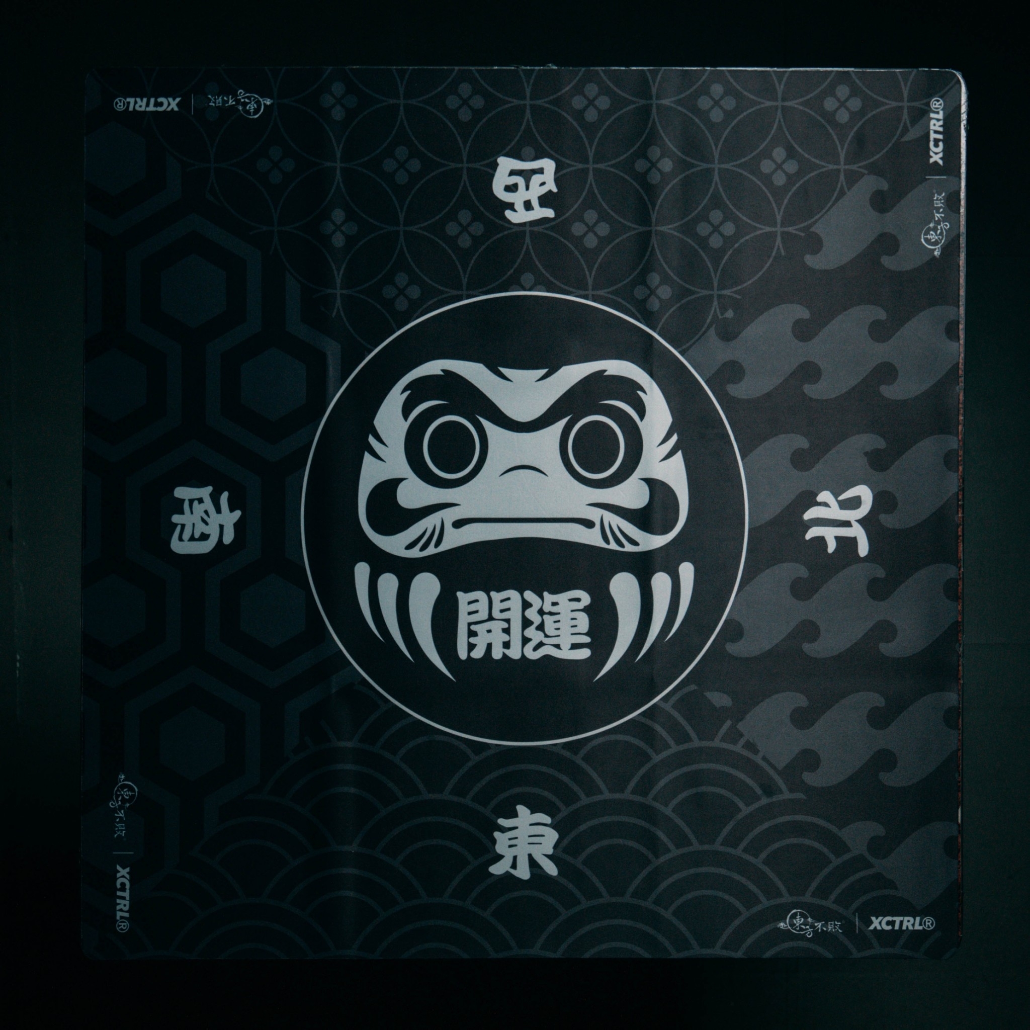 XCTRL x 東方不敗開運達摩麻將桌墊-黑