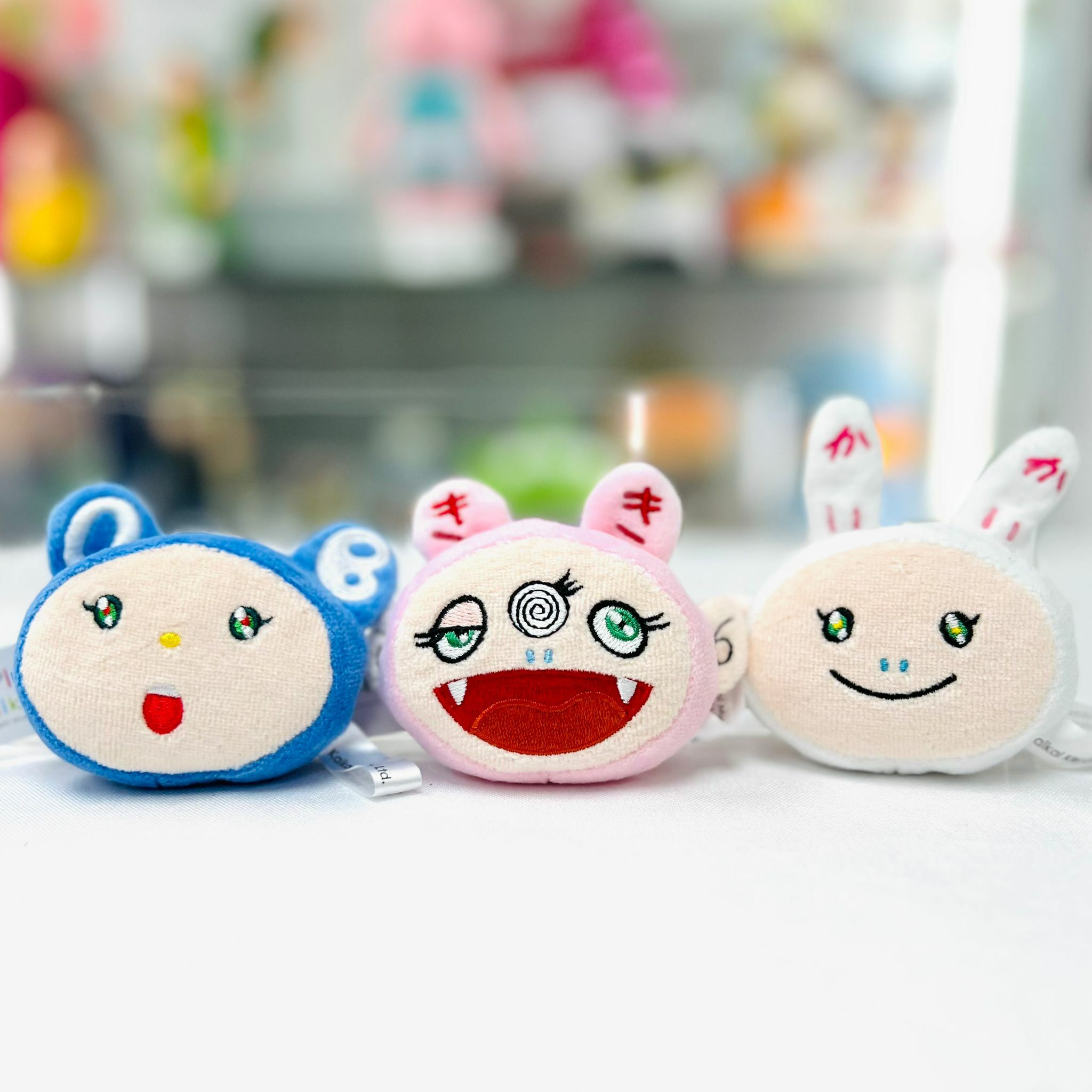 Plush Mascot Keychain (Kaikai / Kiki / Dob )