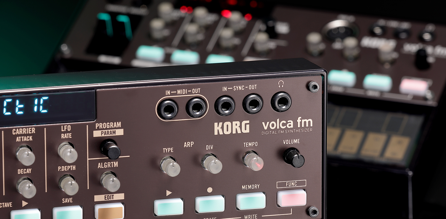 CRRIERATTACKLFORATEPROGRAMPARAMCTAVEIN MIDIOUTINSYNCOUTARPTYPEDIVDECAYP.DEPTHALGRTMASAVEEDITKORG volca fmDIGITAL FM SYNTHESIZERTEMPOVOLUMEMEMORYFUNCWRITE