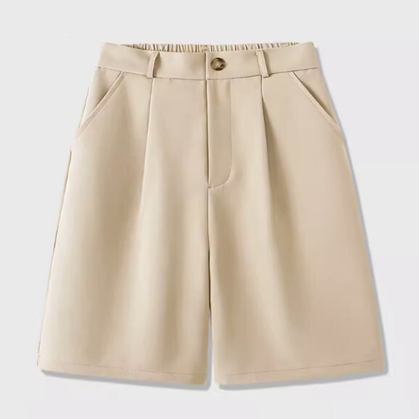 High waist casual sports shorts (solid color)