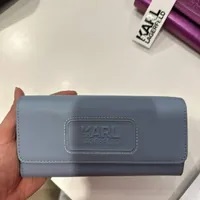 [S] KARL LAGERFELD 23WW3260 K/STONE WALLET,WATERFALL, 8720744559368 (SKL851)