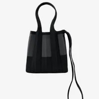 [S] PLEATS MAMA MINI TWO WAY BAG ,BLACK, PMBRW0MW204N (SPL28)