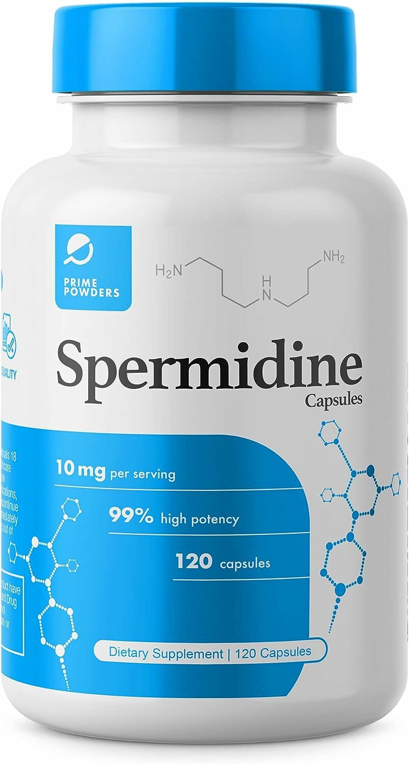 [預購] Prime Powders 亞精胺 10毫克 120粒膠囊 Spermidine 99%濃度