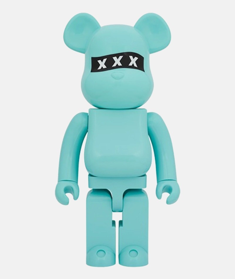 MEDICOM TOY - BE@RBRICK GOD SELECTION XXX 1000％ BLACK Medicom Pac-Man x Grafflex x 9090 x S.H.I.P And Crew 1000