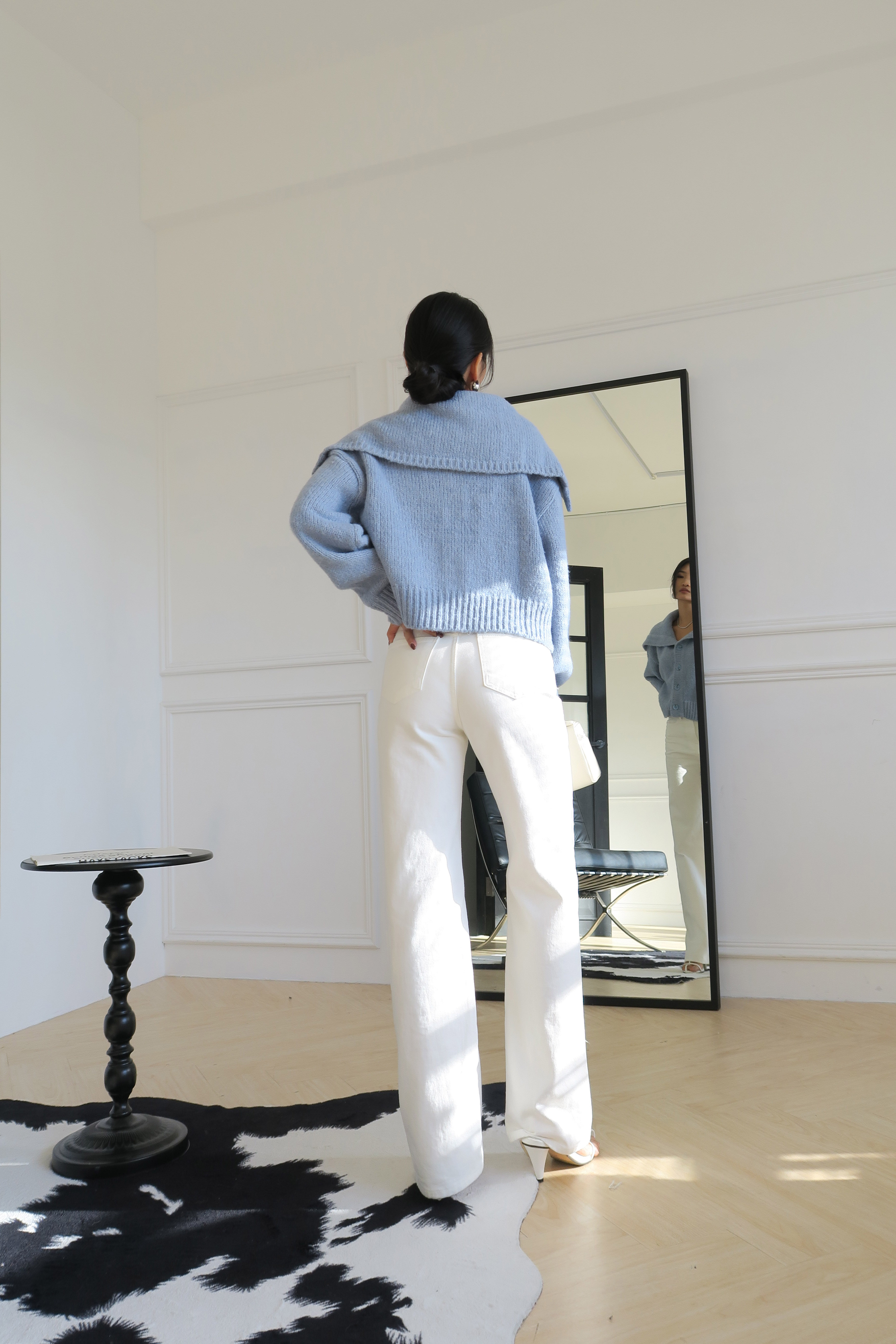 大翻領毛衣(現貨)