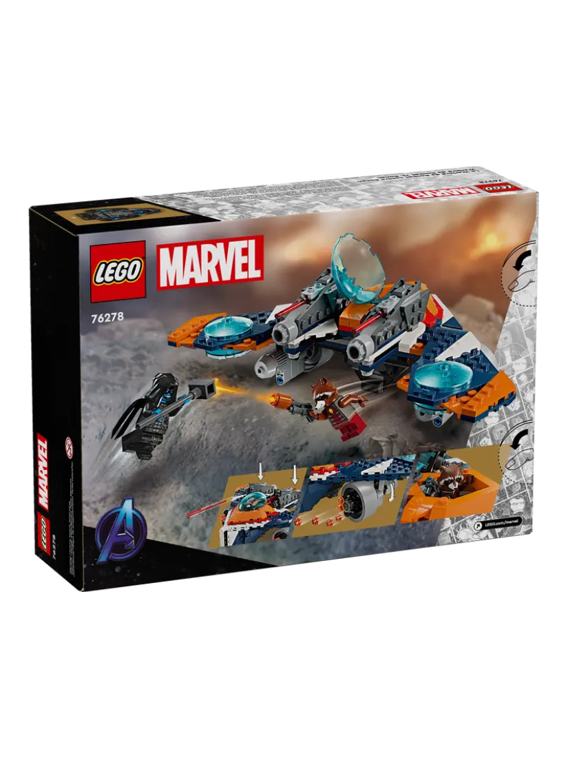 LEGO 76278 Rocket's Warbird vs. Ronan