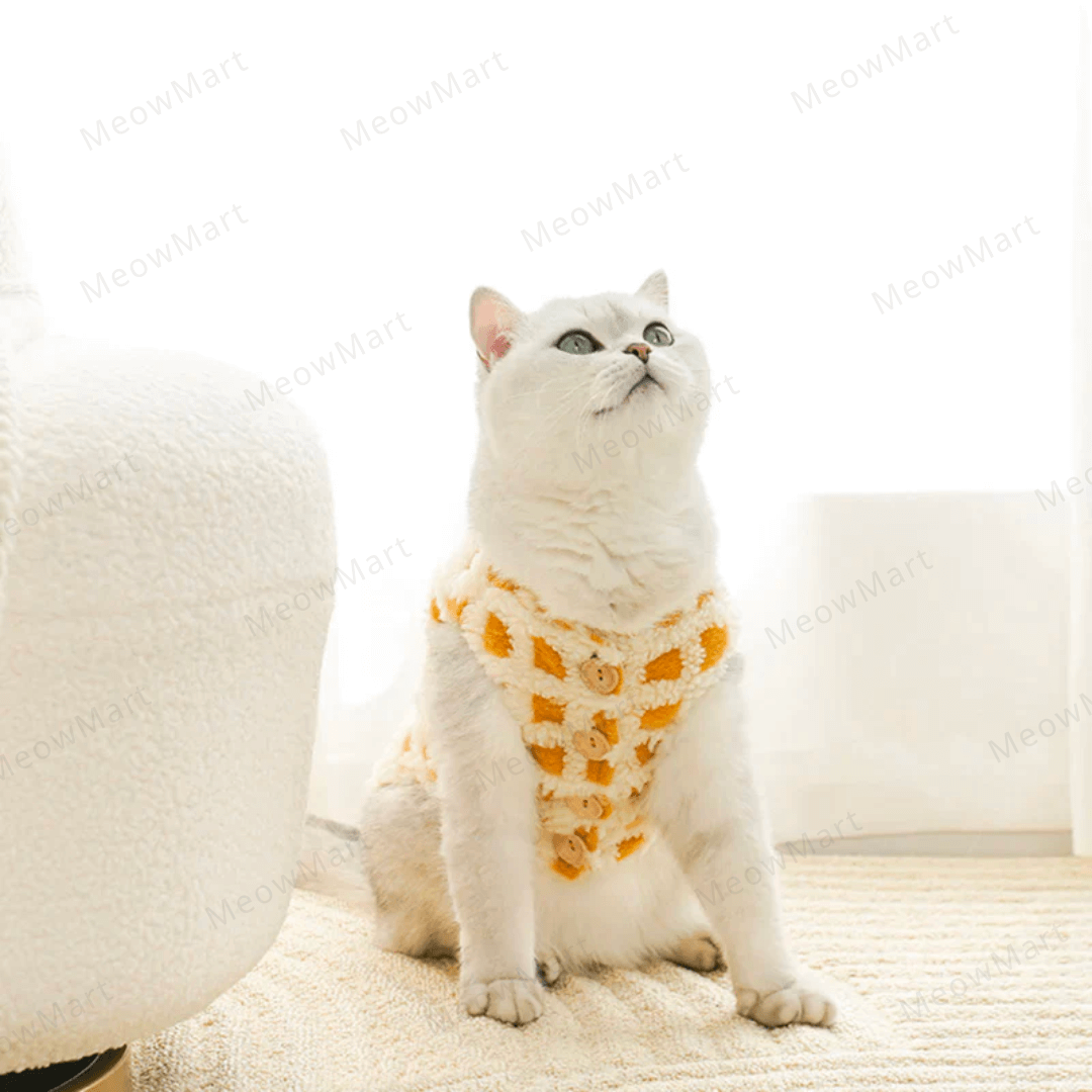 窩夫保暖寵物背心 (貓狗適用)