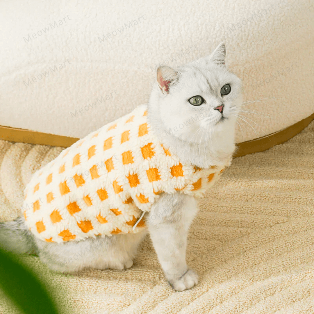 窩夫保暖寵物背心 (貓狗適用)