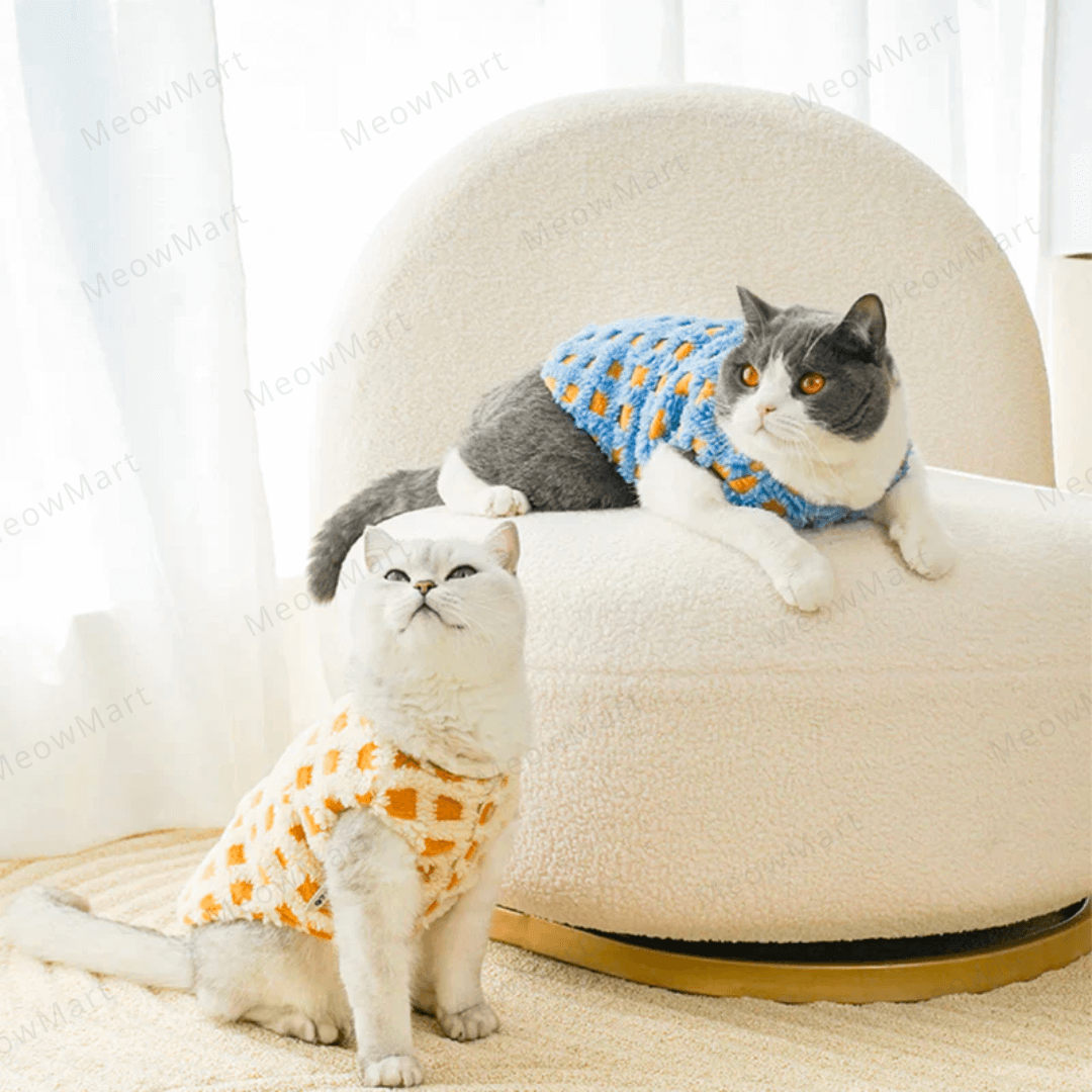 窩夫保暖寵物背心 (貓狗適用)