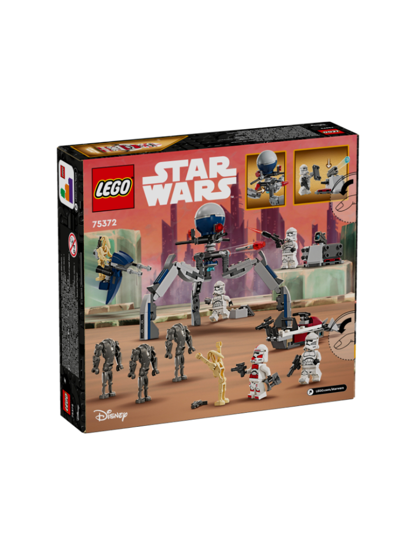 LEGO 75372 Clone Trooper™ & Battle Droid™ Battle Pack