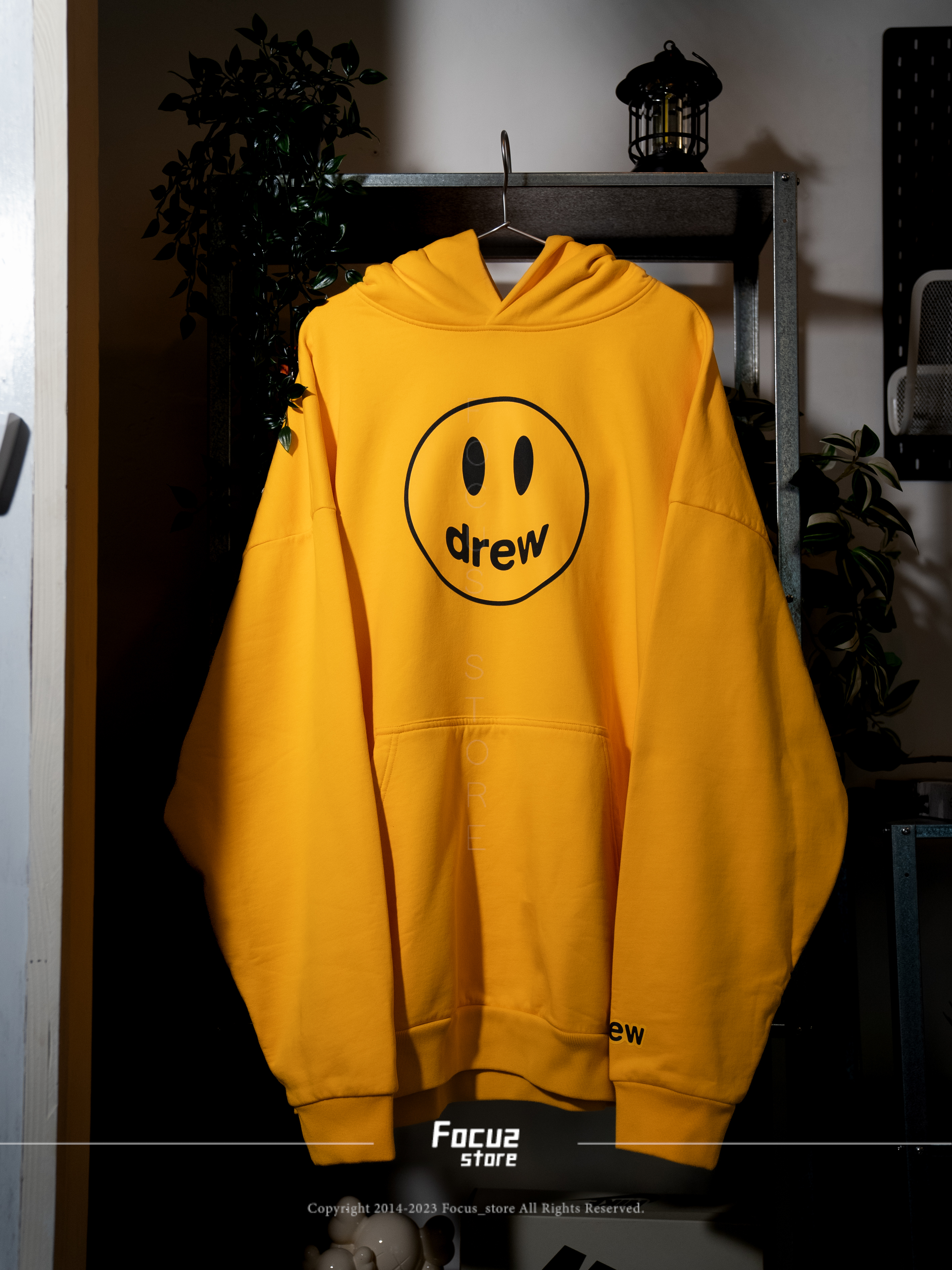 【Focus Store】現貨秒發 Drew House Mascot Hoodie "Golden Yellow" 金黃色