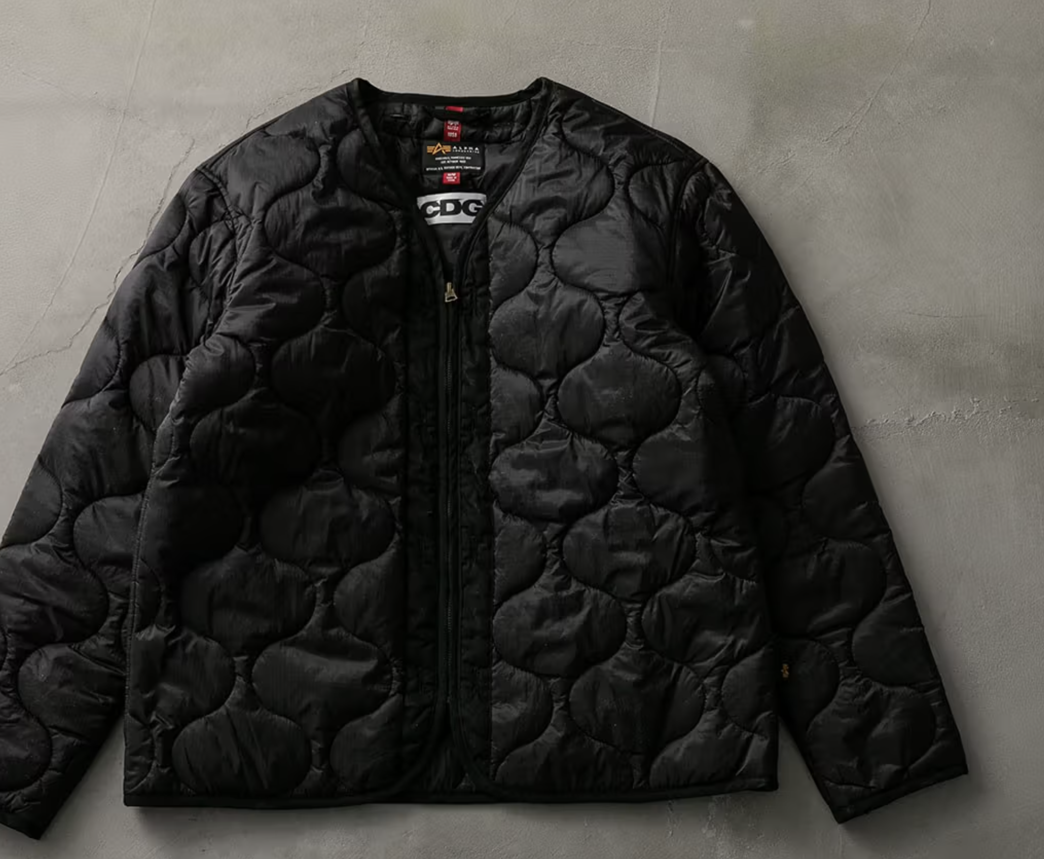 CDG x Alpha Industries Liner Zip-Up Jacket (2 Colours)