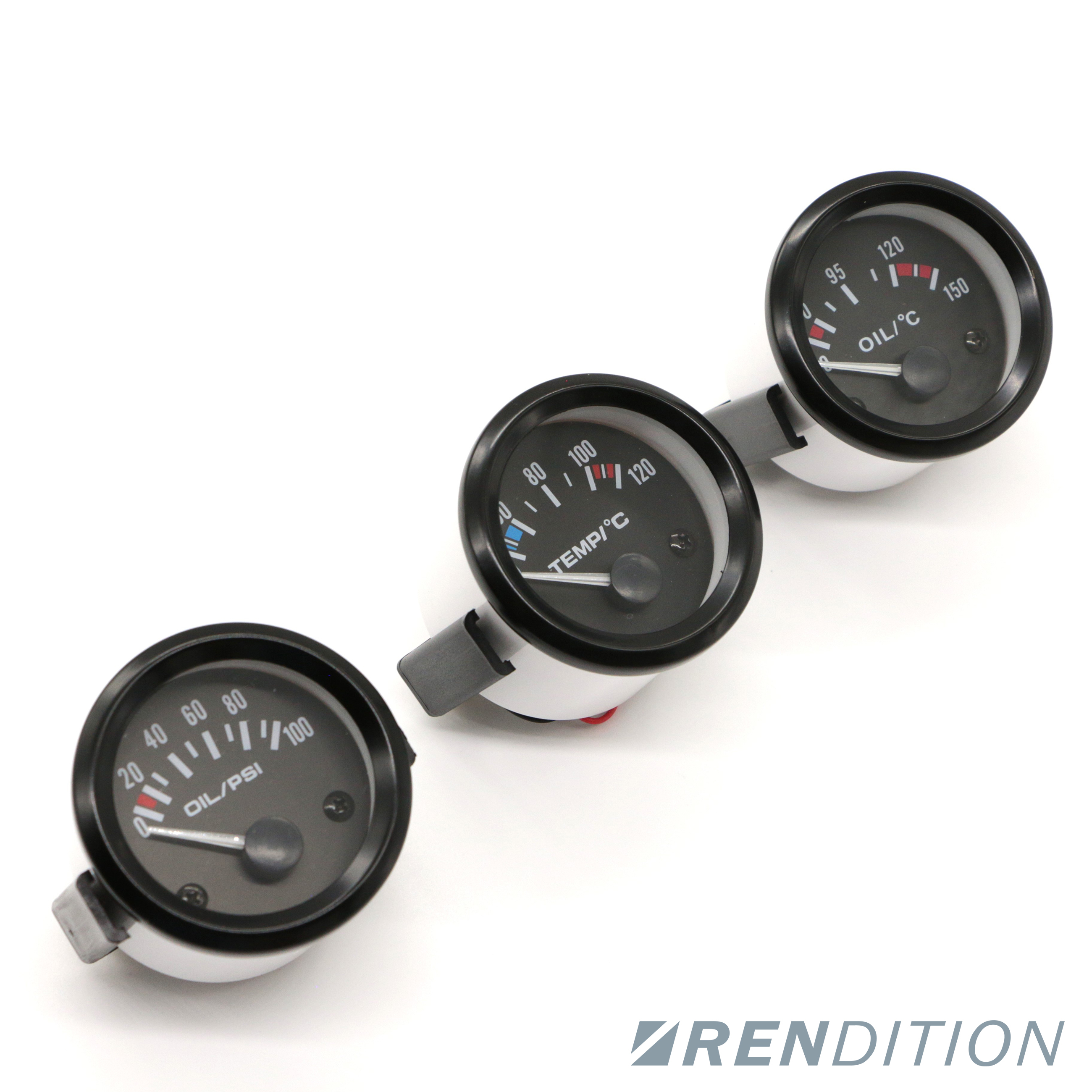 BMW VDO STYLE GAUGE OIL TEMPERATURE WATER TEMP OIL PRESSURE GAUGE