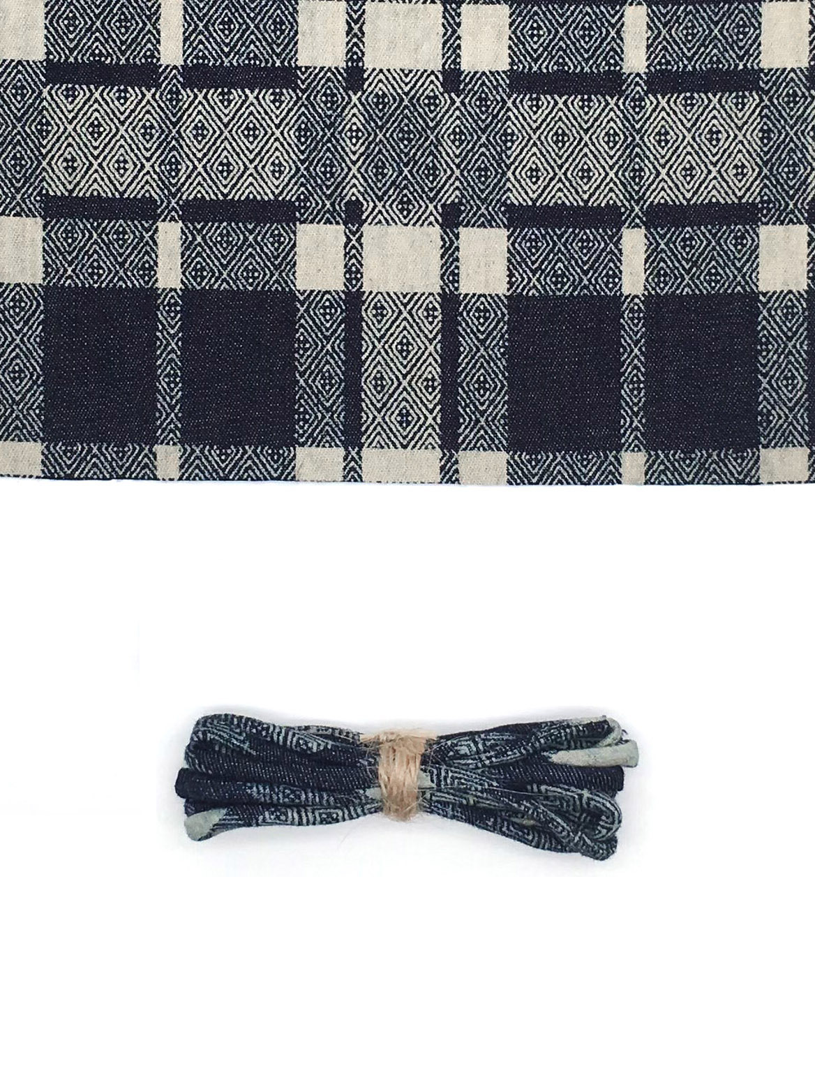 Yves 古布繩 - 蠟染圖騰格紋