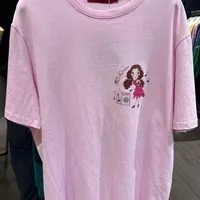 [S] YSW HAPPY LUNA T-SHIRT,PINK, G2WTS11PKLNF (SYW260)